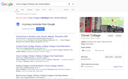 Clover Cottage desktop review